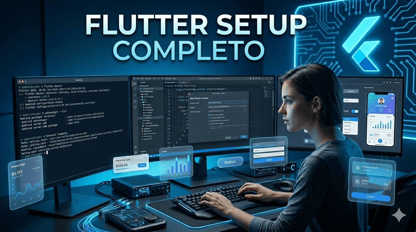 Flutter: Guia Completo de Configuração de Ambiente (Windows, Mac e Android)