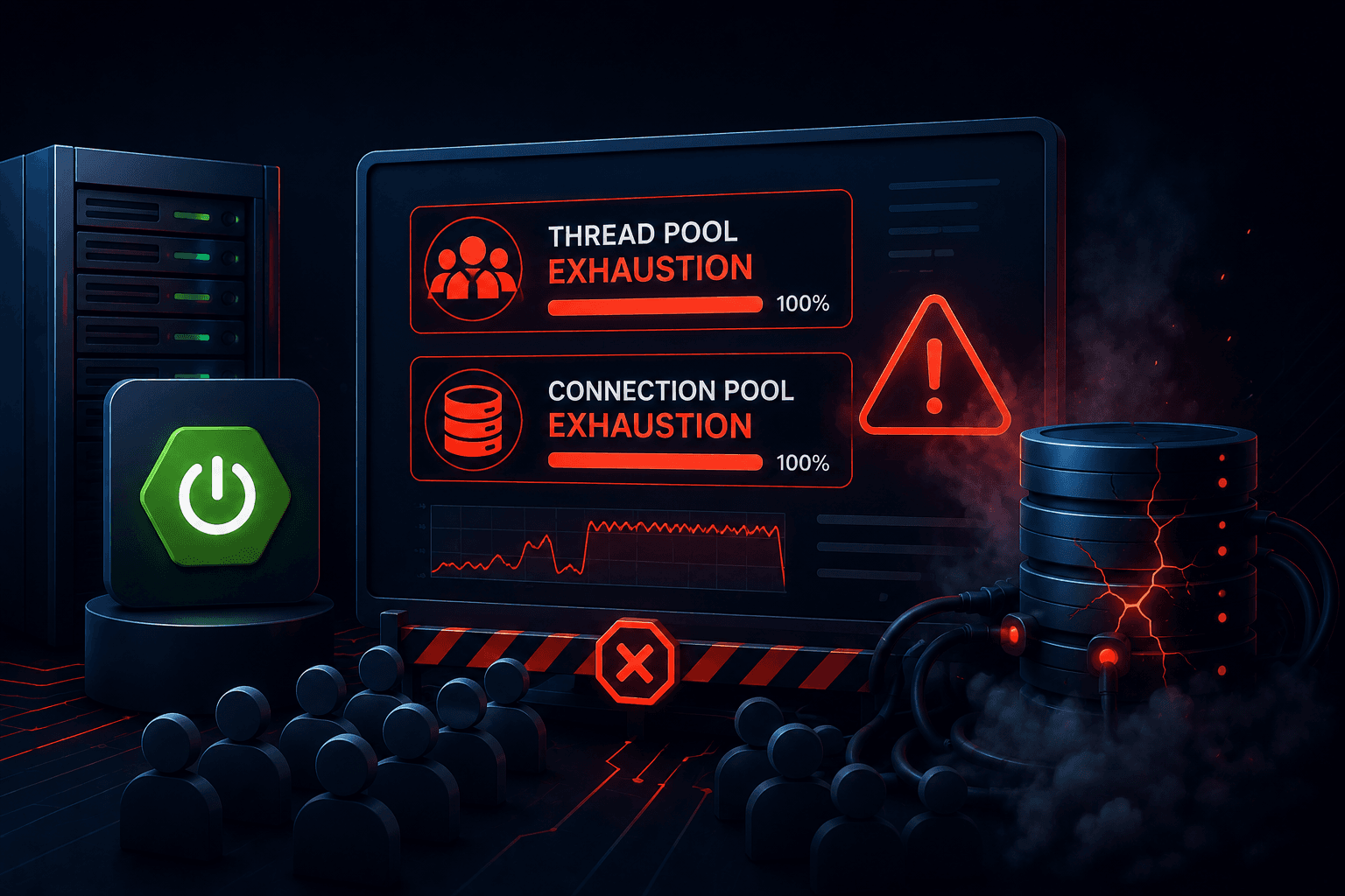 O Erro Que Está Destruindo APIs Spring Boot em Produção: Thread Pool Exhaustion + Connection Pool Exhaustion